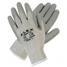 MCR SAFETY 9688L, LARGE FLEX TUFF II GRAYCOTTON/POLY SHELL 10 GAU